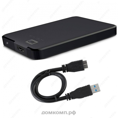 Внешний HDD 1 Тб WD Elements Portable WDBMTM0010BBK-EEUE